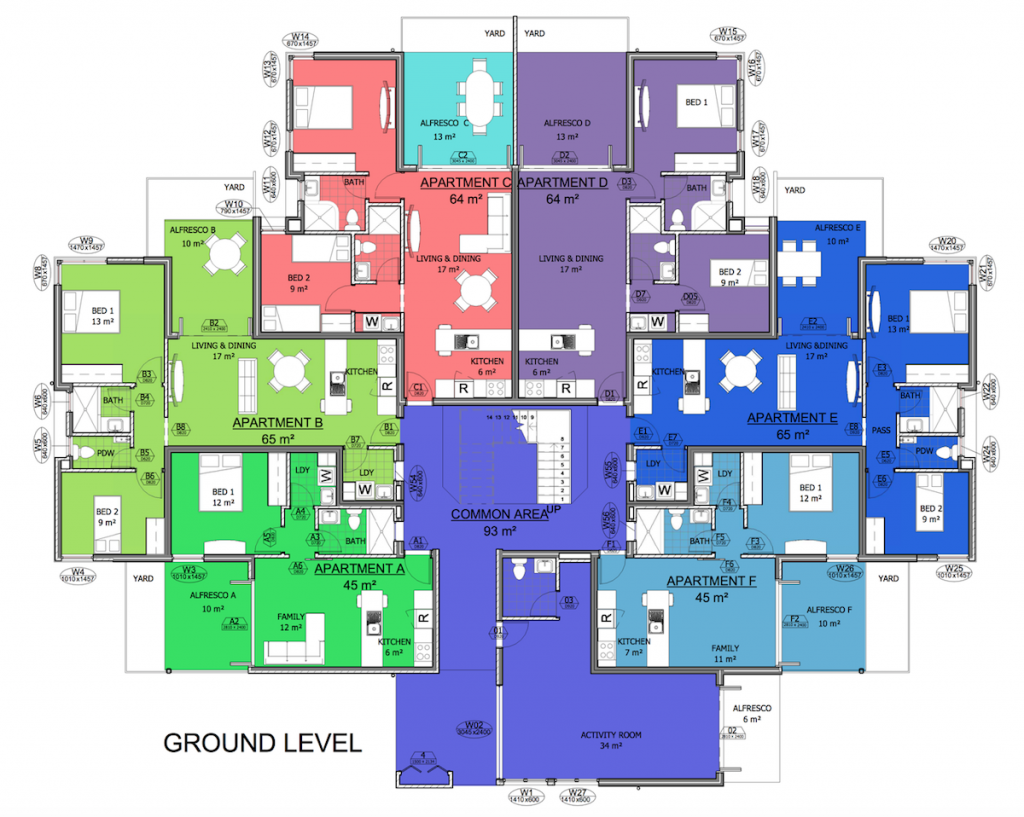 Ground level layout - Valencia park